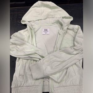 Cool mint green girls hoodie - xl